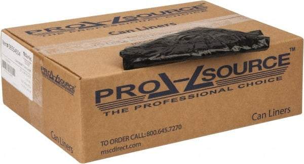 PRO-SOURCE - 1.65 mil Thick, Heavy-Duty Trash Bags - 33" Wide x 39" High, Black - Caliber Tooling