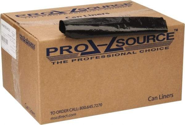 PRO-SOURCE - 2 mil Thick, Heavy-Duty Trash Bags - 40" Wide x 46" High, Black - Caliber Tooling