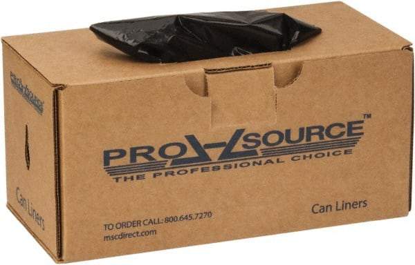 PRO-SOURCE - 1.35 mil Thick, Heavy-Duty Trash Bags - 33" Wide x 40" High, Black - Caliber Tooling