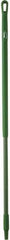 Vikan - 51 x 1-1/4" Fiberglass Squeegee Handle - European Threaded Connection, Green - Caliber Tooling