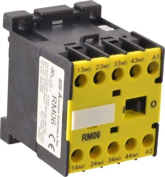 ACI - 4 Pole, 4NO, 120 VAC Control Relay - 16 Amps, 600 VAC - Caliber Tooling