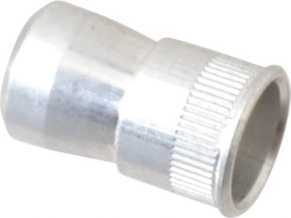 RivetKing - #6-32 UNC, Uncoated, Aluminum Knurled Rivet Nut Inserts - 0.234" to 0.239" Grip, 7/32" Drill Size - Caliber Tooling