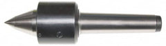 Interstate - MT2 Taper Shank Shank, 1.417" Head Diam, 594 Lb Capacity, Live Center - 6,400 Max RPM, 0.866" Point Diam, 1.33" Point Len, 594 Lb Max Workpc, Long Point - Caliber Tooling