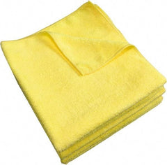 PRO-SOURCE - Dry Microfiber Wipes - Packet, 16" x 16" Sheet Size, Yellow - Caliber Tooling