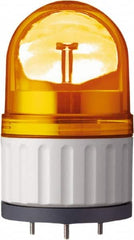 Schneider Electric - 24 VAC/VDC, 125 mAmp, Rotating Beacon LED Light - Surface Mounted, 5.81 Inch High, 84mm Diameter, 138 Flashes per min - Caliber Tooling