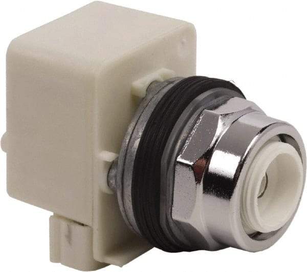 Schneider Electric - 1.18 Inch Mount Hole, Extended Straight, Pushbutton Switch Only - Round, Illuminated, Momentary (MO), Weatherproof, Dust and Oil Resistant - Caliber Tooling