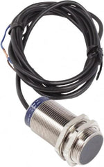 Telemecanique Sensors - NPN, PNP, 10mm Detection, Cylinder, Inductive Proximity Sensor - 2 Wires, IP68, IP69, 24 to 240 VAC/VDC, M30x1.5 Thread, 62mm Long - Caliber Tooling