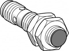 Telemecanique Sensors - NPN, PNP, NC, 10mm Detection, Cylinder, Inductive Proximity Sensor - 2 Wires, IP67, IP69, 12 to 24 VDC, M30x1.5 Thread, 55mm Long - Caliber Tooling