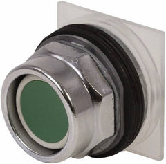 Schneider Electric - 30mm Mount Hole, Extended Straight, Pushbutton Switch Only - Green Pushbutton, Momentary (MO) - Caliber Tooling