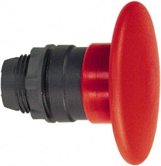 Schneider Electric - 22mm Mount Hole, Extended Mushroom Head, Pushbutton Switch Only - Round, Red Pushbutton, Nonilluminated, Momentary (MO) - Caliber Tooling