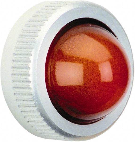 Schneider Electric - Round Pilot and Indicator Light Lens - Amber - Caliber Tooling