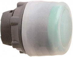 Schneider Electric - 22mm Mount Hole, Extended Straight, Pushbutton Switch Only - Round, Green Pushbutton, Nonilluminated, Momentary (MO) - Caliber Tooling