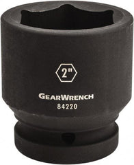 GearWrench - 1" Drive 1-5/16" Standard Impact Socket - 6 Points, 2-12/25" OAL - Caliber Tooling