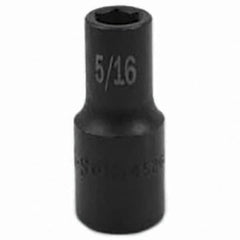 SK - Impact Socket - 3/8"DR 6PT 5/16" SEMI-DEEP SOCKET - Caliber Tooling