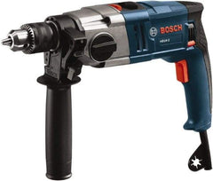 Bosch - 120 Volt 1/2" Keyed Chuck Electric Hammer Drill - 0 to 50,000 BPM, 0 to 1,200 RPM - Caliber Tooling