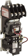 Square D - No Enclosure, 4 Pole, Mechanically Held Lighting Contactor - 20 A (Tungsten), 30 A (Fluorescent), 110 VAC at 50 Hz, 120 VAC at 60 Hz, 4NC Contact Configuration - Caliber Tooling