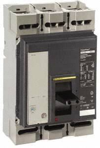 Square D - 600 Amp, 600 VAC, 3 Pole, Panel Mount Molded Case Circuit Breaker - Electronic Trip, Multiple Breaking Capacity Ratings, 3/0 AWG - Caliber Tooling