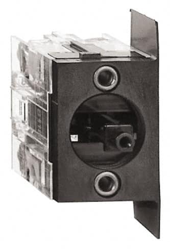 Schneider Electric - 2NO/NC, 3 Amp, Electrical Switch Contact Block - 240 VAC, Screw Terminal, For Use with XACB, XACM - Caliber Tooling