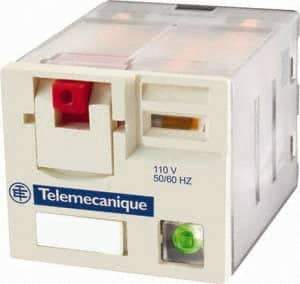 Schneider Electric - 3,750 VA Power Rating, Electromechanical Plug-in General Purpose Relay - 15 Amp at 250 VAC & 28 VDC, 3CO, 230 VAC - Caliber Tooling