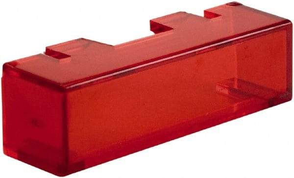 Schneider Electric - Pushbutton Switch Button Cover - Red, Square Button, Nonilluminated - Caliber Tooling