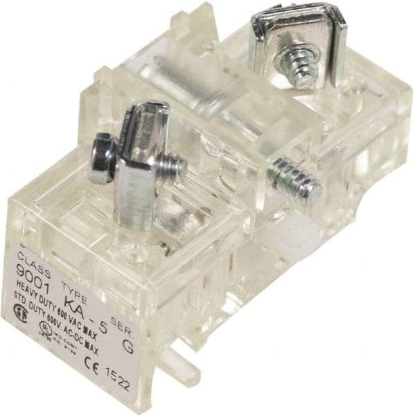 Schneider Electric - NC, 10 Amp, Electrical Switch Contact Block - 600 Volt, Screw and Solder Terminal, 1.18 Inch Hole, 30mm Hole - Caliber Tooling