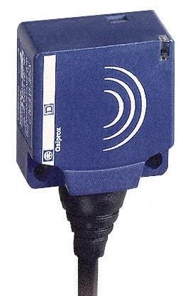 Telemecanique Sensors - NPN, PNP, Flat, Inductive Proximity Sensor - 2 Wires, IP68, 12 to 24 VDC, 26mm Wide - Caliber Tooling