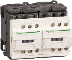 Schneider Electric - 3 Pole, 240 Coil VAC at 50/60 Hz, 9 Amp at 440 VAC, Reversible IEC Contactor - 1 Phase hp: 0.5 at 115 VAC, 1 at 230/240 VAC, 3 Phase hp: 2 at 200/208 VAC, 2 at 230/240 VAC, 5 at 460/480 VAC, 7.5 at 575/600 VAC - Caliber Tooling