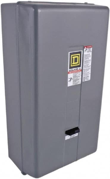 Square D - 208 Coil VAC at 60 Hz, 90 Amp, NEMA Size 3, Nonreversible Enclosed Enclosure NEMA Motor Starter - 3 Phase hp: 25 at 200 VAC, 30 at 230 VAC, 50 at 460 VAC, 50 at 575 VAC, 1 Enclosure Rating - Caliber Tooling