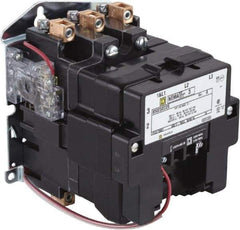 Square D - 2 Pole, 440 Coil VAC at 50 Hz and 480 Coil VAC at 60 Hz, 90 Amp NEMA Contactor - Open Enclosure, 50 Hz at 440 VAC and 60 Hz at 480 VAC - Caliber Tooling