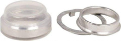 Schneider Electric - Pushbutton Switch Boot - Clear, Round Button, Nonilluminated - Caliber Tooling