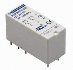 Schneider Electric - 3,000 VA Power Rating, Electromechanical Plug-in General Purpose Relay - 12 Amp at 250 VAC & 12 Amp at 28 VDC, 1CO, 24 VAC - Caliber Tooling