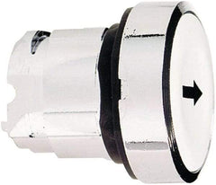 Schneider Electric - 22mm Mount Hole, Flush, Pushbutton Switch Only - Round, White Pushbutton, Nonilluminated, Momentary (MO) - Caliber Tooling