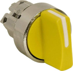 Schneider Electric - 22mm Mount Hole, 2 Position, Handle Operated, Selector Switch - Yellow, Maintained (MA), Nonilluminated, Shock, Vibration and Water Resistant - Caliber Tooling