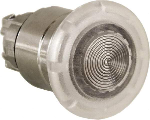 Schneider Electric - 22mm Mount Hole, Extended Mushroom Head, Pushbutton Switch Only - Round, White Pushbutton, Nonilluminated, Momentary (MO) - Caliber Tooling