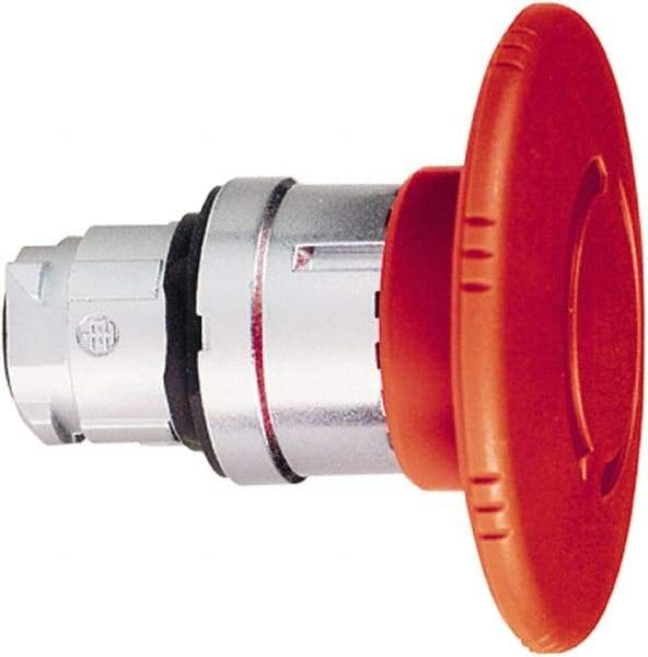 Schneider Electric - 22mm Mount Hole, Extended Mushroom Head, Pushbutton Switch Only - Round, Red Pushbutton, Maintained (MA), Momentary (MO) - Caliber Tooling