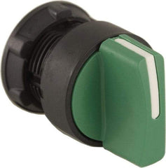 Schneider Electric - 22mm Mount Hole, 3 Position, Handle Operated, Selector Switch Only - Green, Maintained (MA), Nonilluminated, Shock, Vibration and Water Resistant - Caliber Tooling