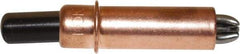 Zephyr Tool Group - 1/4 Drill 1/4" Pin Diam, Copper Cleco Fastener - Standard Length, 0 to 1/2" Grip - Caliber Tooling