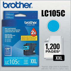 Brother - Cyan Ink Cartridge - Use with Brother MFC-J4310DW, J4410DW, J4510DW, J4610DW, J4710DW, J6520DW, J6720DW, J6920DW - Caliber Tooling