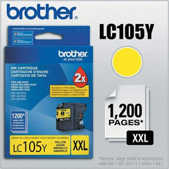 Brother - Yellow Ink Cartridge - Use with Brother MFC-J4310DW, J4410DW, J4510DW, J4610DW, J4710DW, J6520DW, J6720DW, J6920DW - Caliber Tooling