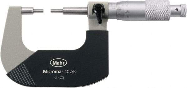 Mahr - Spline Micrometers Operation Type: Mechanical Minimum Measurement (Decimal Inch): 3.0000 - Caliber Tooling