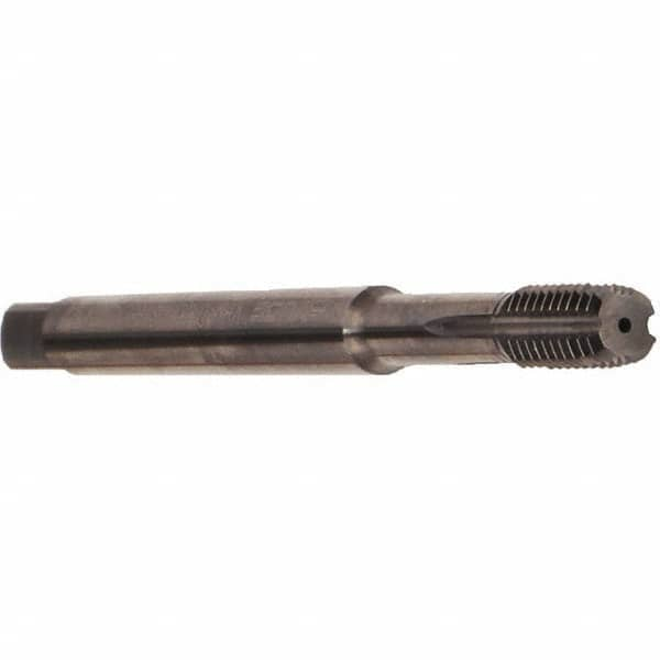 Emuge - M5x0.80 Metric 6HX Modified Bottoming Thread Forming Tap - Solid Carbide, Uncoated, 70mm OAL, 15mm Thread Length, Right Hand Thread, Series Druck - Caliber Tooling