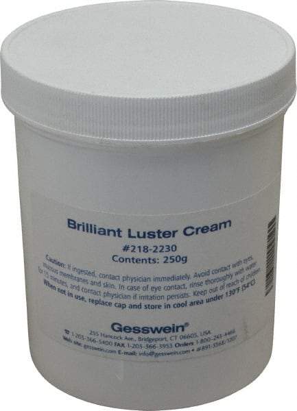 Made in USA - 250 g Polishing Compound - Use on Aluminum, Brass, Bronze, Chrome & Steel - Caliber Tooling