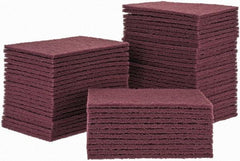 Merit Abrasives - Very Fine Grade, Aluminum Oxide Hand Pad - 6" Wide x 9" Long, Nonwoven - Caliber Tooling