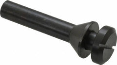 Value Collection - 3/8" Hole, Screw Lock Wheel Mandrel - 2" OAL, 1/2" Max Wheel Width, 3/8" Shank Diam - Caliber Tooling