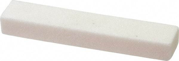 Norton - 60 Grit Aluminum Oxide Rectangular Dressing Stick - 4 x 1/2 x 3/4, Medium Grade, Vitrified Bond - Caliber Tooling