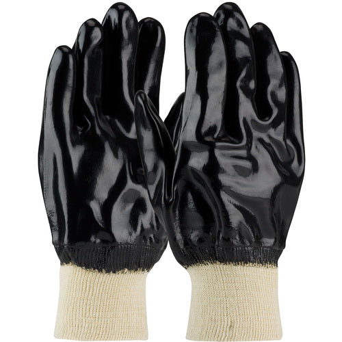 ‎57-8615 Coated Supported Gloves - ChemGrip - Supported Neoprene - Jersey Lined - Black - Smooth - KW - Exact Industrial Supply