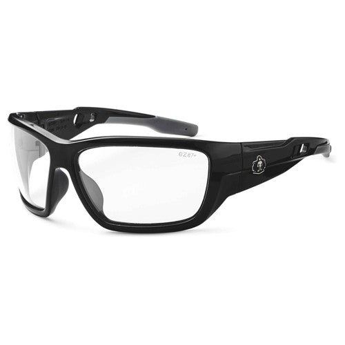 Baldr Clear Lens Black Safety Glasses - Caliber Tooling