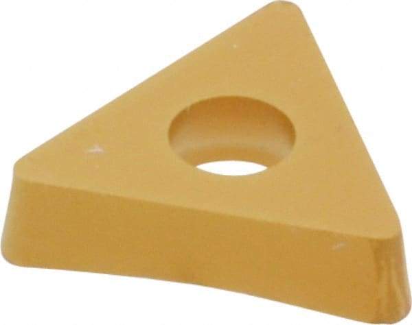 Seco - TCMT21.52 F1 Grade TP40 Carbide Turning Insert - TiC/TiCN/TiN Finish, 60° Triangle, 1/4" Inscr Circle, 3/32" Thick, 1/32" Corner Radius - Caliber Tooling