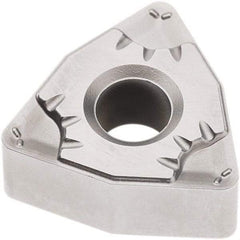 Seco - WNMG432 MF5 Grade TP1501 Carbide Turning Insert - Al2O3 Finish, 80° Trigon, 1/2" Inscr Circle, 3/16" Thick, 1/32" Corner Radius - Caliber Tooling