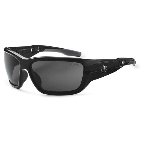 Baldr Smoke Lens Black Safety Glasses - Caliber Tooling